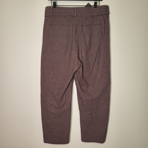 Aritzia Wilfred Tie-Front Wool/Cashmere Blend Pant size 14 in Eliot Plaid - Picture 2 of 6